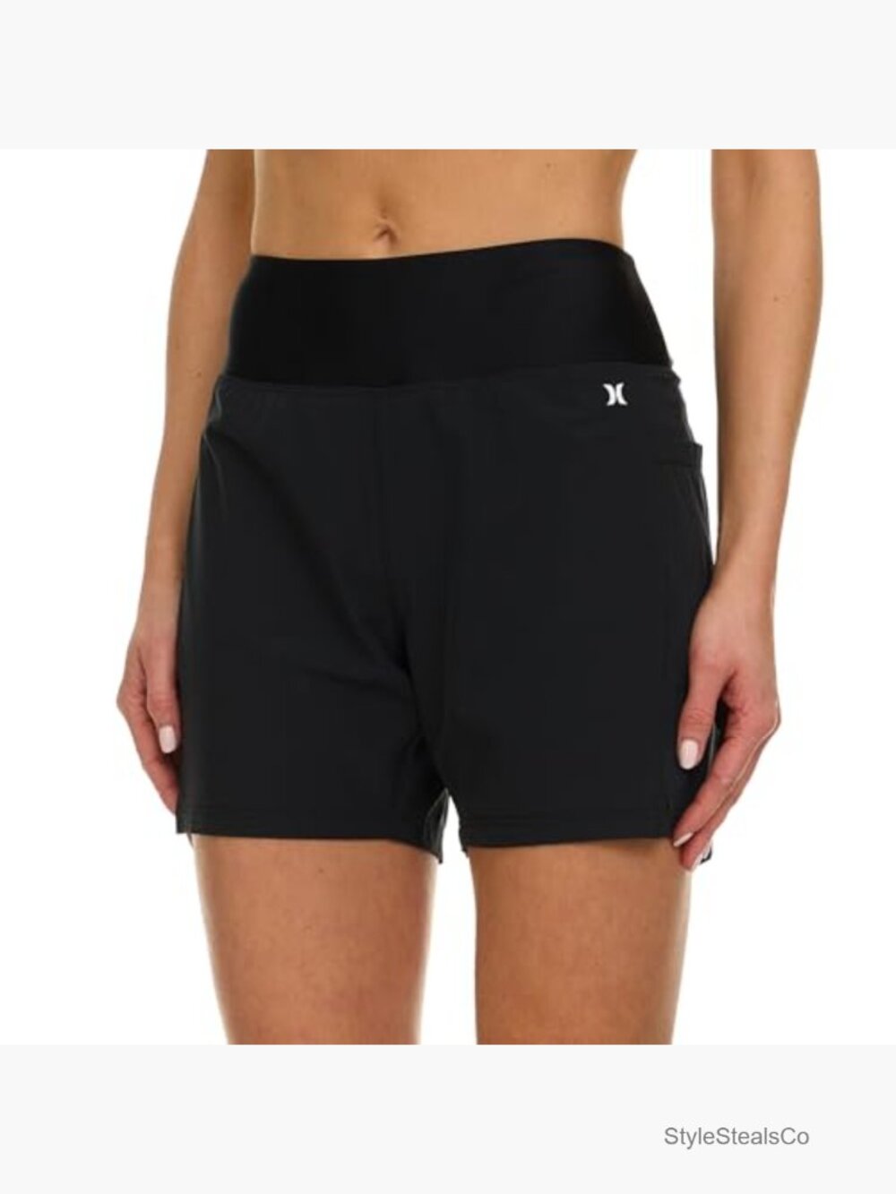 High Waisted Swim Shorts 5" 7" Board Shorts with Pockets and Liner UPF 50+ - Picture 3 of 7